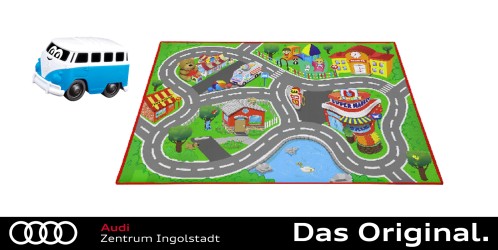 Original VW Junior City Playmat inkl. blauer VW Samba Z 058770 Original VW Junior City Playmat inkl. blauer VW Samba Z 058770